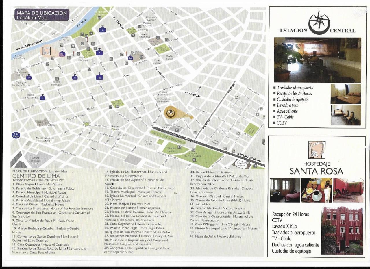Hotel Estacion Central Lima Extérieur photo